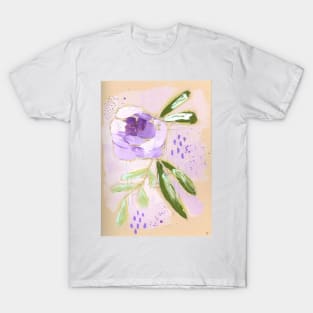 flor lila T-Shirt